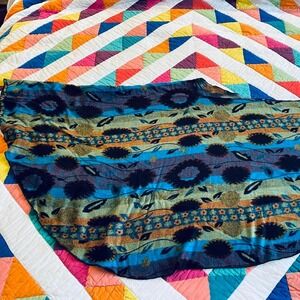 Blue Floral Cashmere‎ Shrug